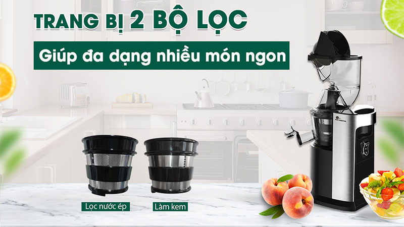 Máy ép chậm FujiMaster FJM-2822 - Hàng chính hãng