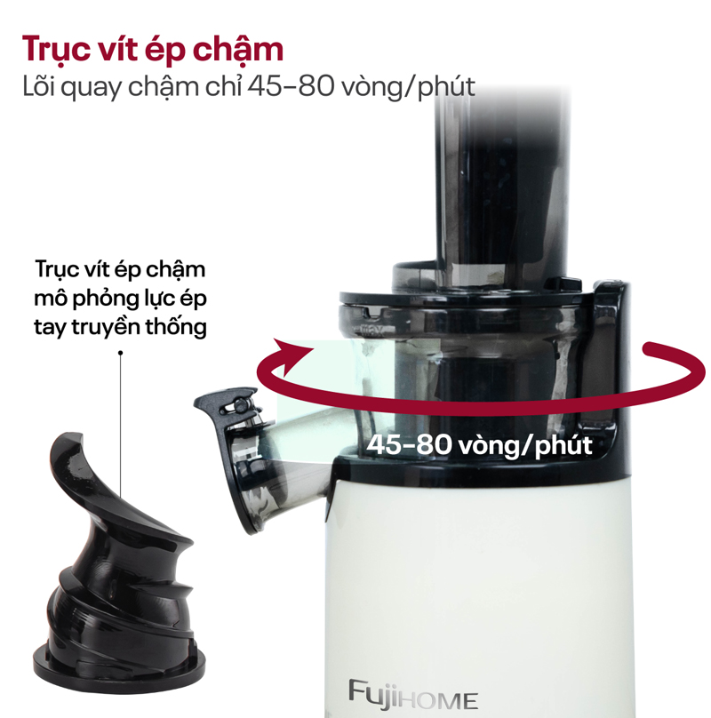 Máy ép chậm Fujihome SJ06 - Hàng chính hãng