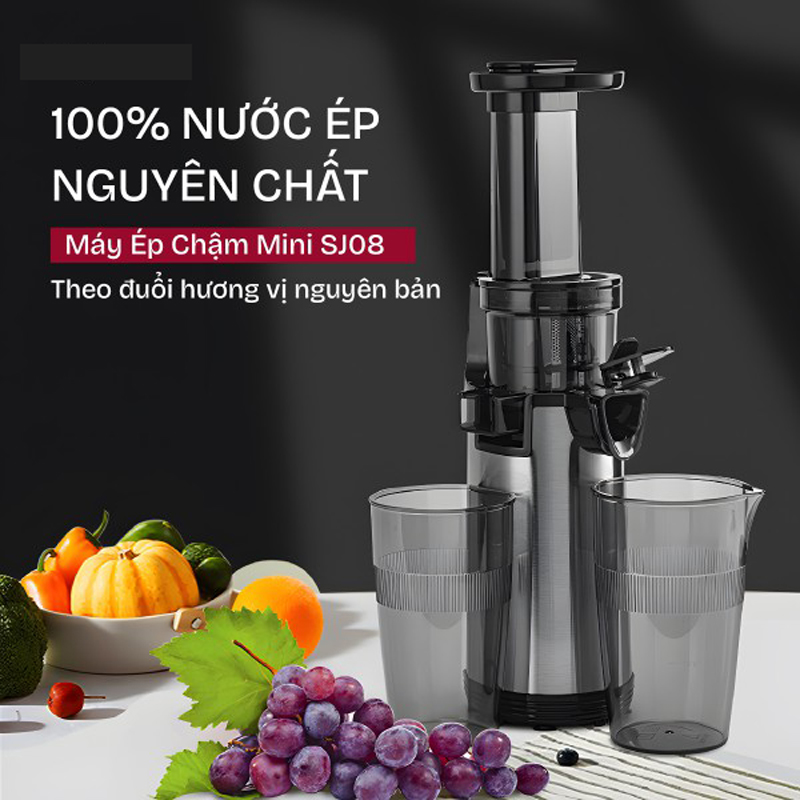 Máy ép chậm Fujihome SJ08 - Hàng chính hãng