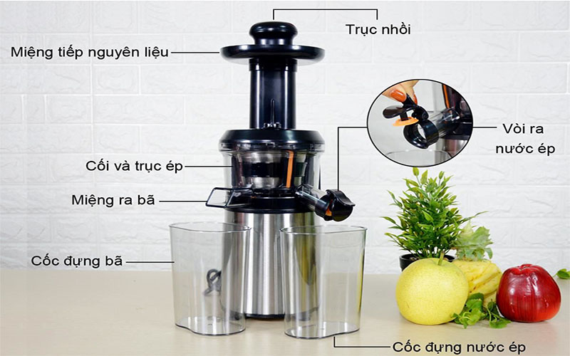 Máy ép chậm Hafele GS-133N (535.43.811) - Hàng chính hãng
