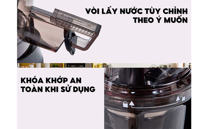 Máy ép chậm Hasuka HSK-736 - Hàng chính hãng