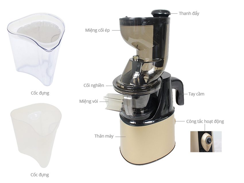 Máy ép chậm Iruka I-52 - Hàng chính hãng
