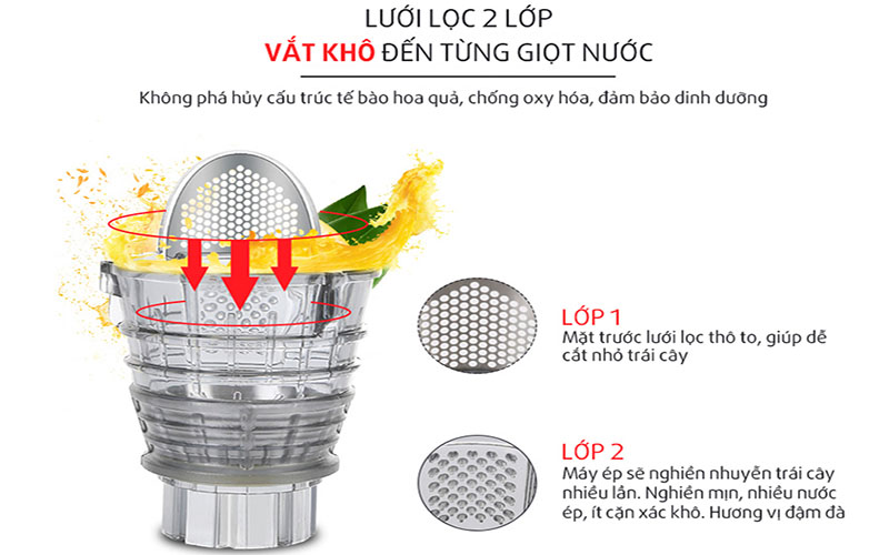 Máy ép chậm Joyoung JYZ-E25 - Hàng chính hãng