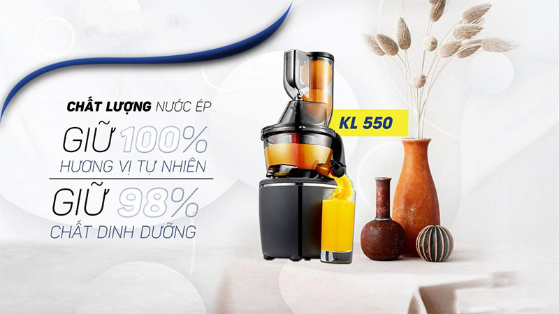 Công dụng của Máy ép chậm Kalite KL-550
