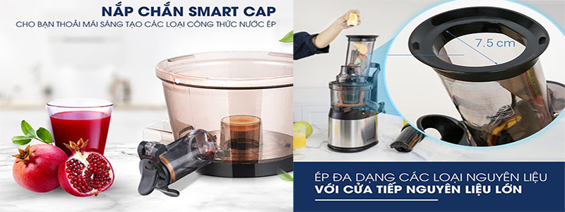 Thiết kế của Máy ép chậm Kalite KL-565