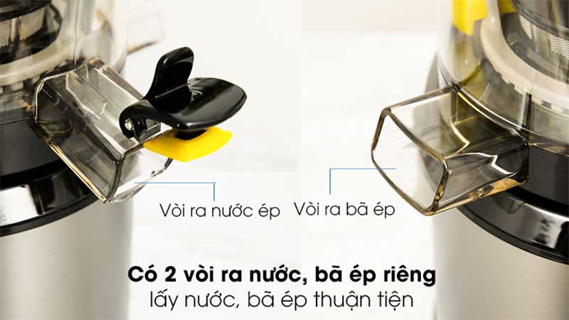 Vòi ra bã và nước ép của Máy ép chậm Kalite KL-599