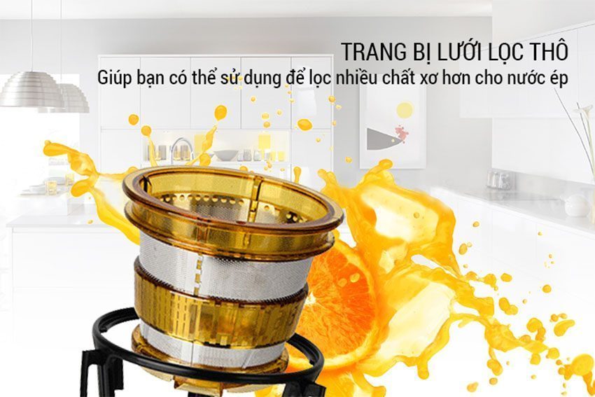 Máy ép chậm Kuvings NS-120CBM2 với lưới lọc thô
