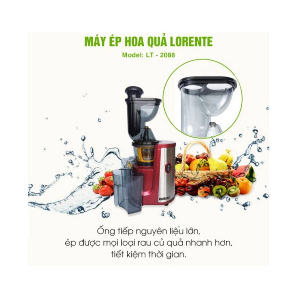 Máy ép chậm Lorente LT-2088 - Hàng chính hãng