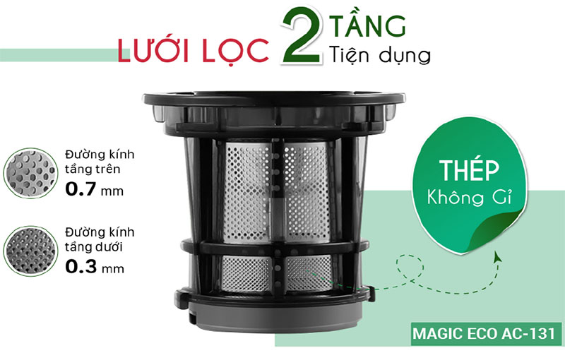 Máy ép chậm Magic Eco AC-131 - Hàng chính hãng