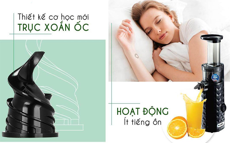 Máy ép chậm Magic Eco AC-132 - Hàng chính hãng