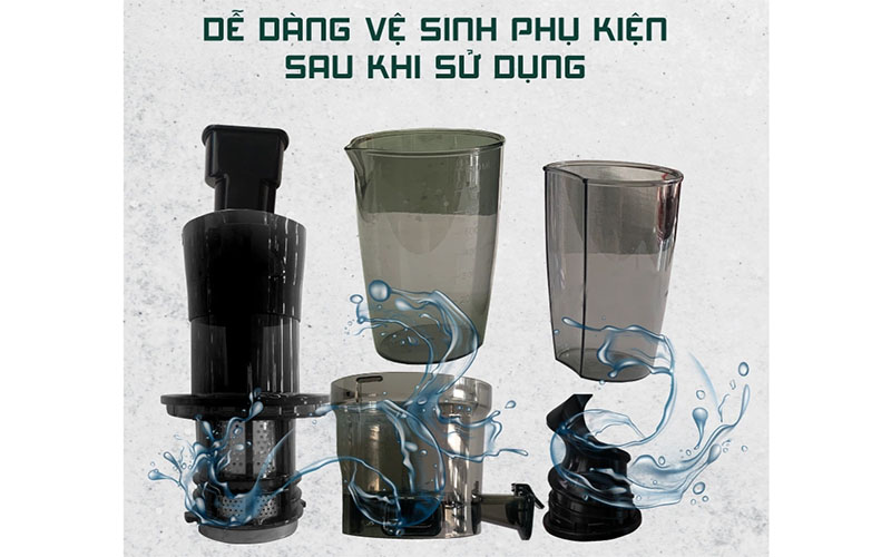 Dễ dàng vệ sinh của Máy ép chậm Magic Eco AC-137