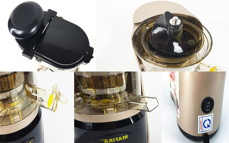 Các bộ phận của Máy ép chậm Matika MTK-3239