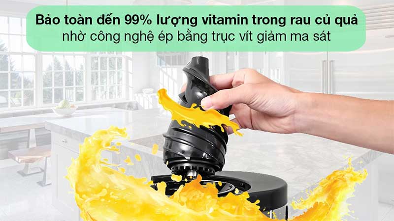 Máy ép chậm Mishio OJ6-Fruitberry-S - Hàng chính hãng