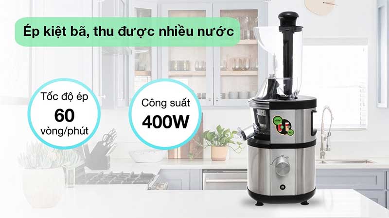 Máy ép chậm Mishio OJ6-Fruitberry-S - Hàng chính hãng