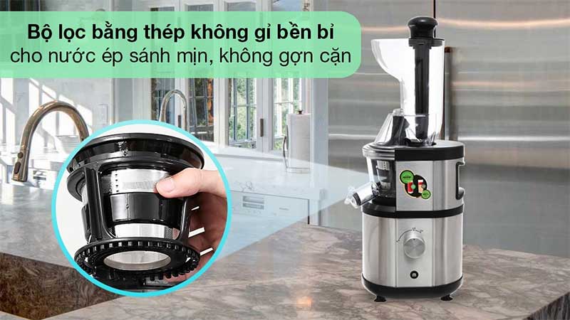 Máy ép chậm Mishio OJ6-Fruitberry-S - Hàng chính hãng