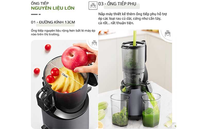 Máy ép chậm Olivo SJ196 - Hàng chính hãng