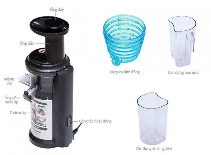 Máy ép chậm Panasonic MJ-L500SRA - Hàng chính hãng