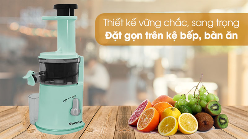 Máy ép chậm Rapido RSJ-120B - Hàng chính hãng