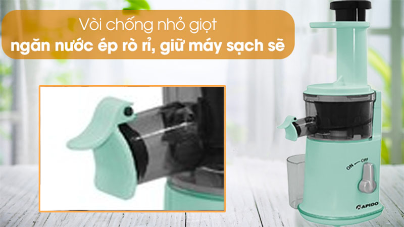 Máy ép chậm Rapido RSJ-120B - Hàng chính hãng