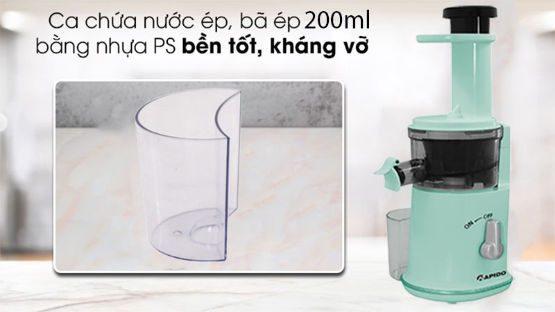 Máy ép chậm Rapido RSJ-120B - Hàng chính hãng