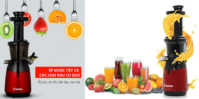 Máy ép chậm Rapido RSJ-150M - Hàng chính hãng