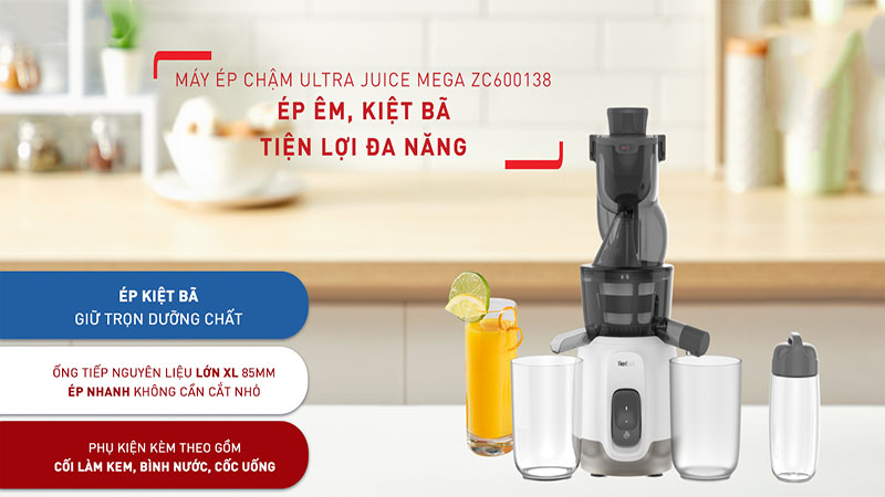 Máy ép trái cây Tefal ZC600138 - Hàng chính hãng