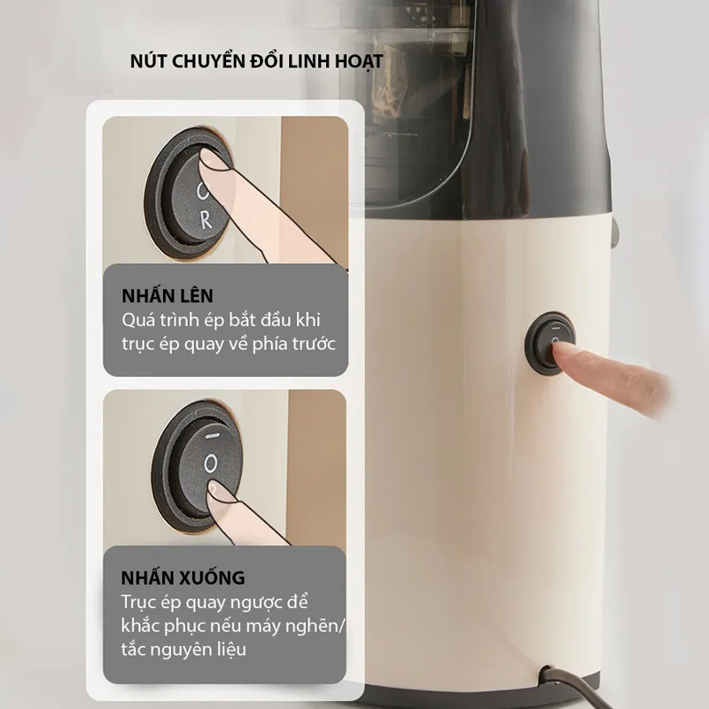 Máy ép chậm Bear YZJ-C02S5 - Hàng chính hãng