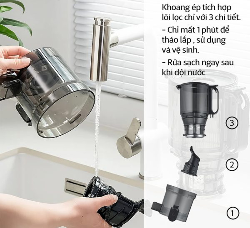 Máy ép chậm Caso Design SJW 600 XL  - Hàng chính hãng