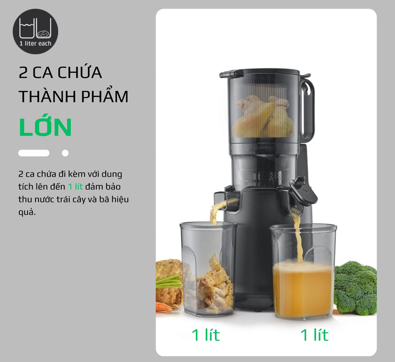 Máy ép chậm Caso Design SJW 600 XL  - Hàng chính hãng