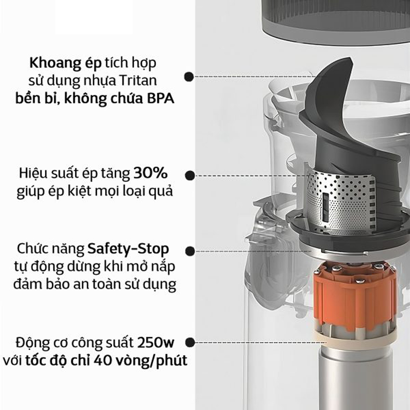 Máy ép chậm Caso Design SJW 600 XL  - Hàng chính hãng