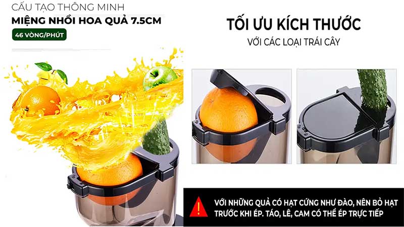 Máy ép chậm đa năng Roler RS-4402 - Hàng chính hãng