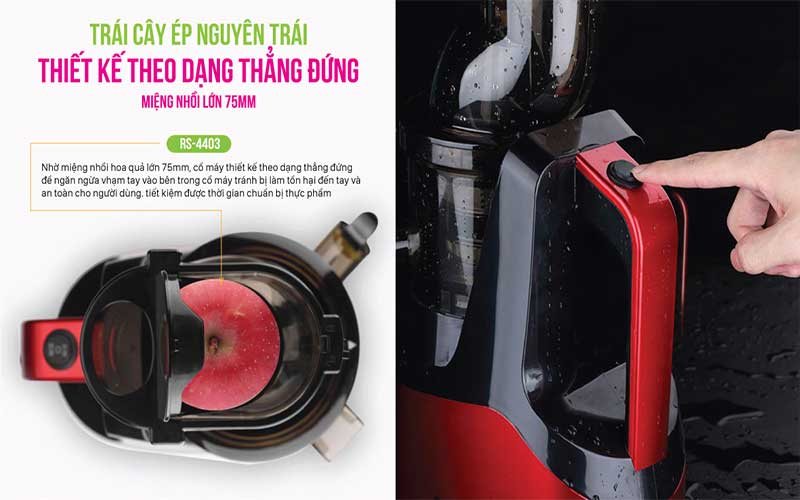 Máy ép chậm đa năng Roler RS-4403 - Hàng chính hãng