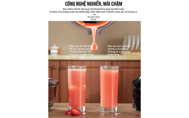 Máy ép chậm đa năng Roler RS-4408 - Hàng chính hãng