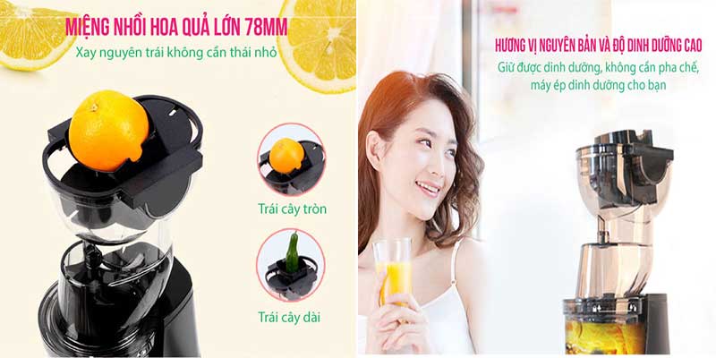 Máy ép chậm đa năng Roler RS-4412 - Hàng chính hãng