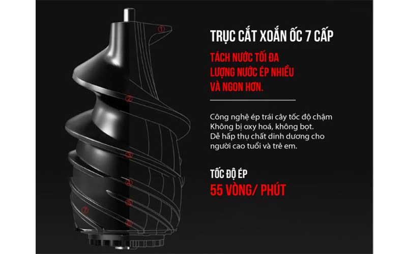 Máy ép chậm đa năng Roler RS-4412 - Hàng chính hãng