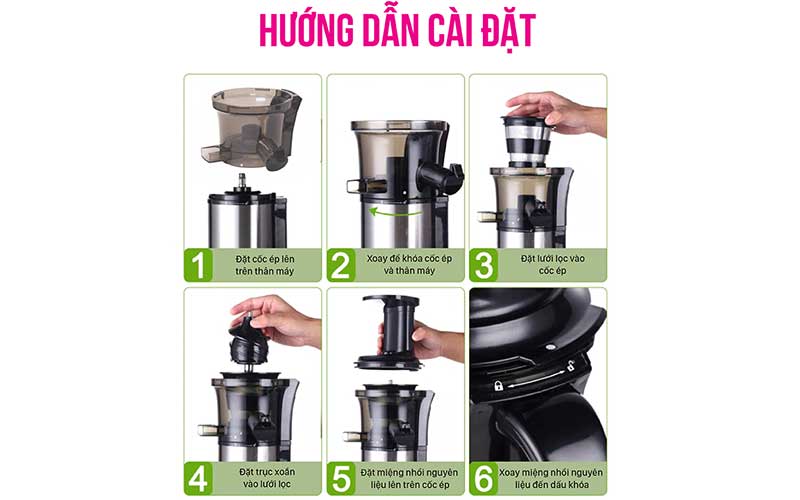 Máy ép chậm đa năng Roler RS-4415 - Hàng chính hãng