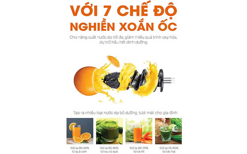 Máy ép chậm đa năng Roler RS-4416 - Hàng chính hãng