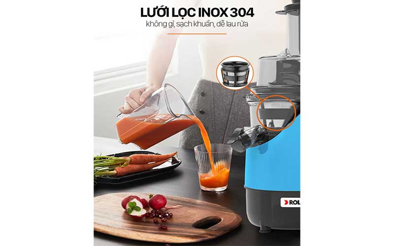 Máy ép chậm đa năng Roler RS-4417B - Hàng chính hãng