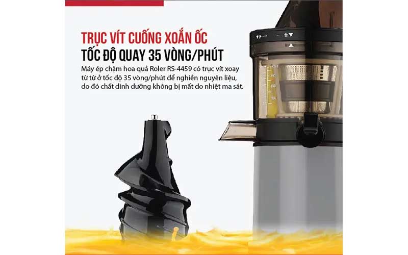 Máy ép chậm đa năng Roler RS-4459 - Hàng chính hãng