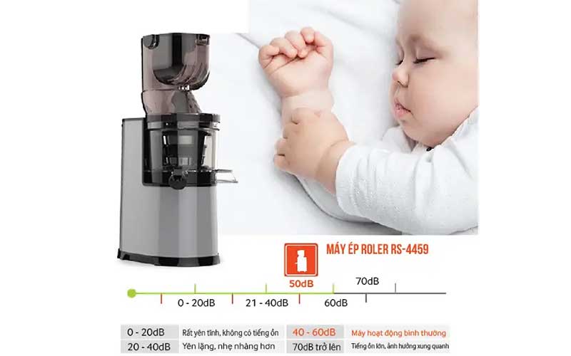 Máy ép chậm đa năng Roler RS-4459 - Hàng chính hãng