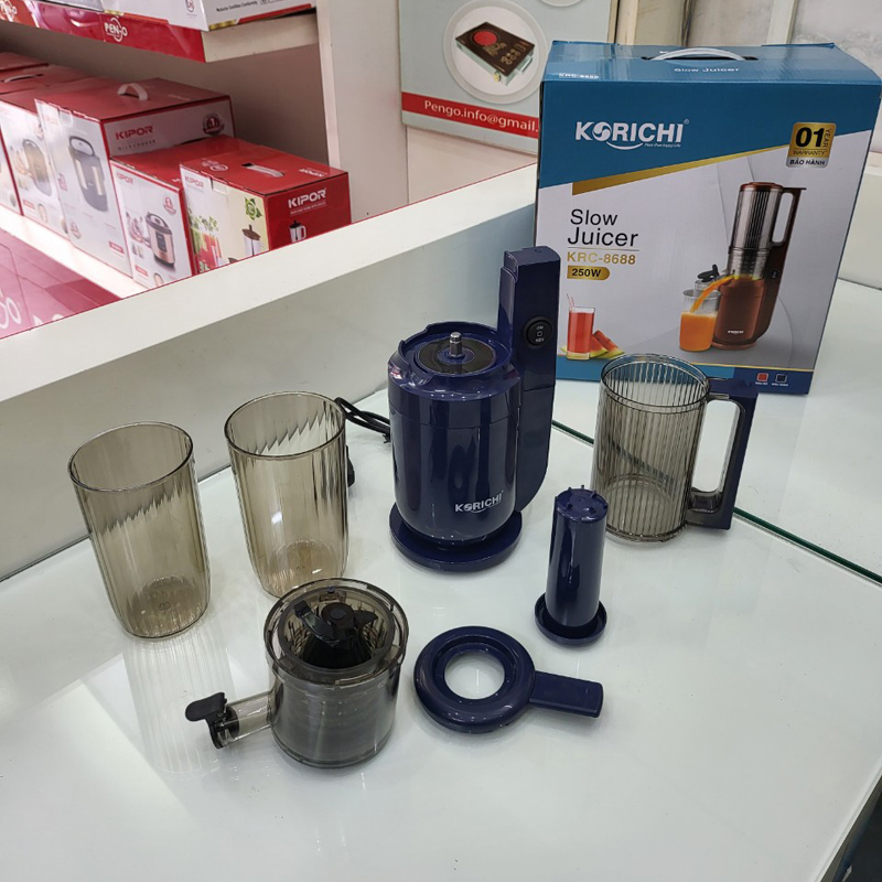 Máy ép chậm Korichi KRC-8688 - Hàng chính hãng