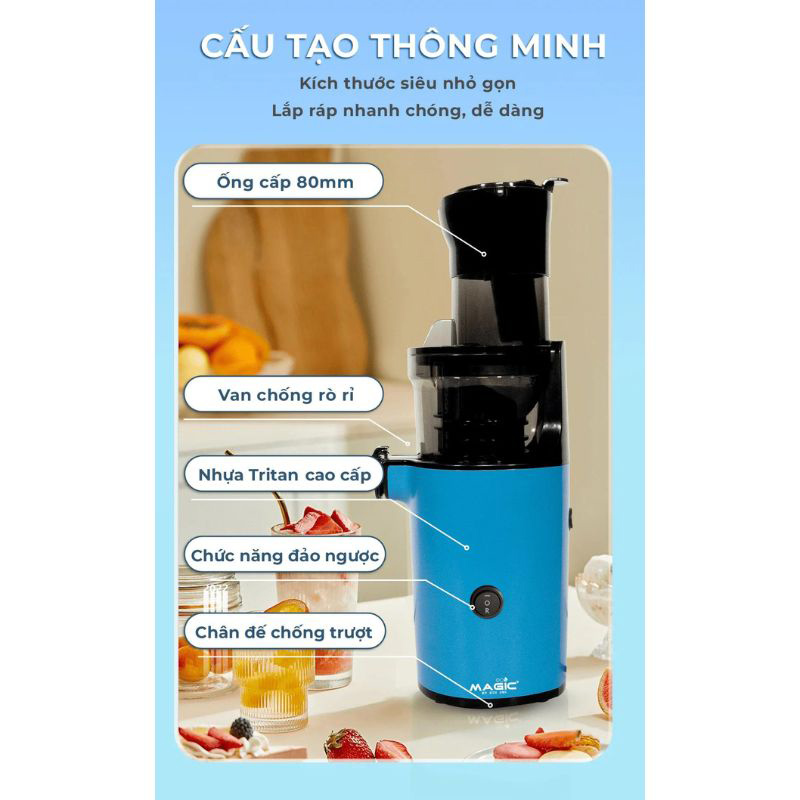 Máy ép chậm Magic Eco AC-138 - Hàng chính hãng
