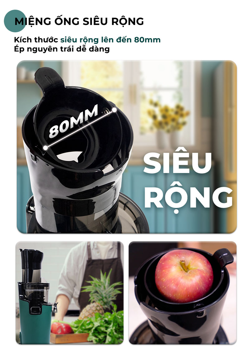 Máy ép chậm Magic Eco AC-134 - Hàng chính hãng