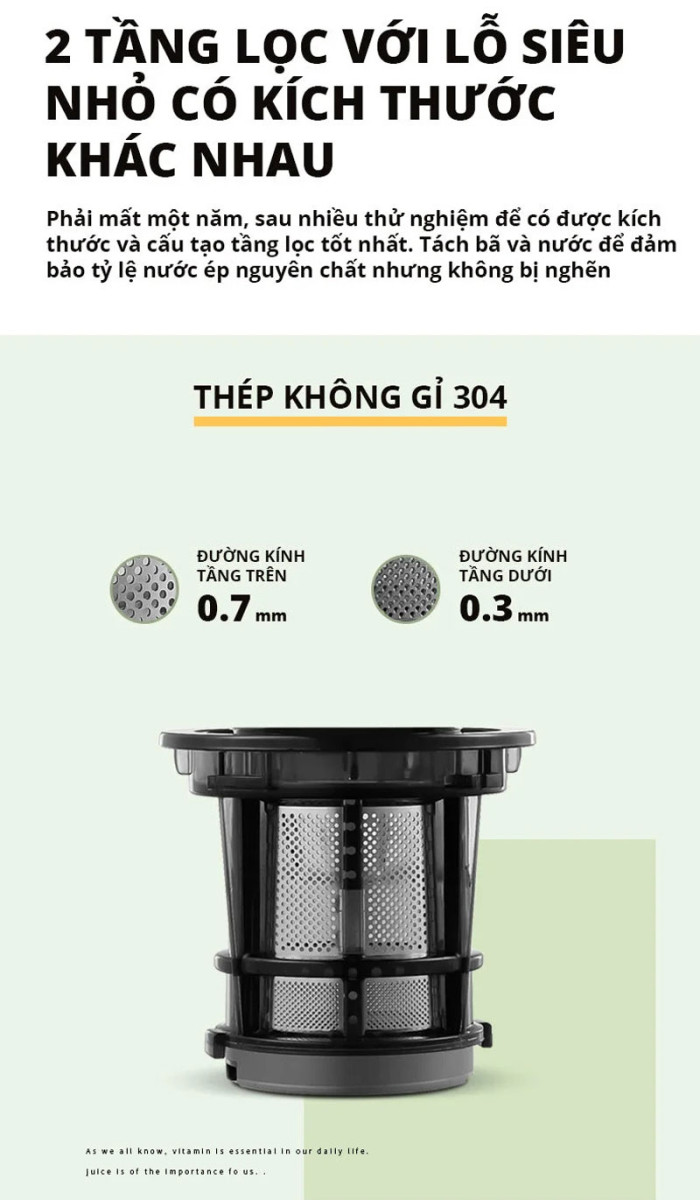 Máy ép chậm Snapbee SK-202VN - Hàng chính hãng