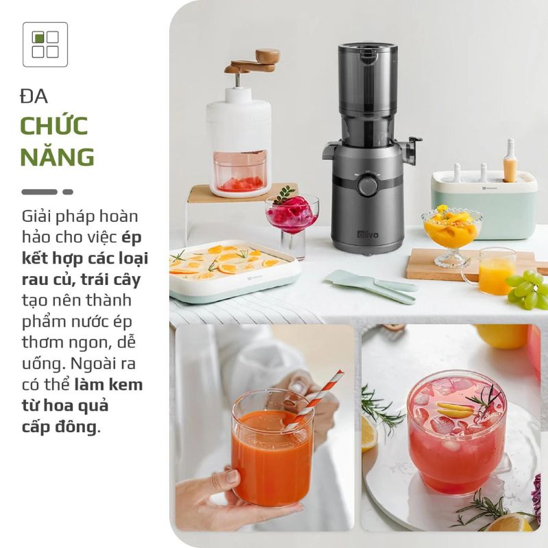 Máy ép chậm Olivo SJ240 - Hàng chính hãng
