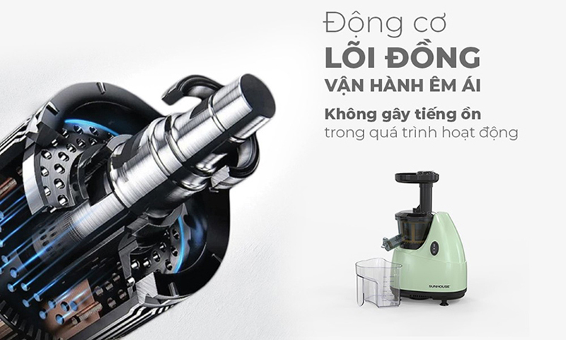 Máy ép chậm Sunhouse SHD5501 - Hàng chính hãng