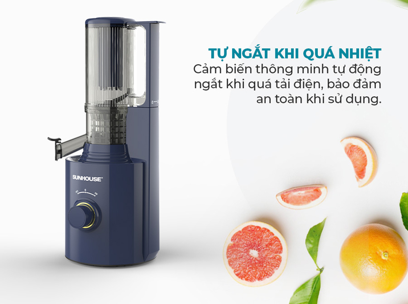 Tự ngắt khi quá nhiệt đảm bảo an toàn và nâng cao tuổi thọ máy