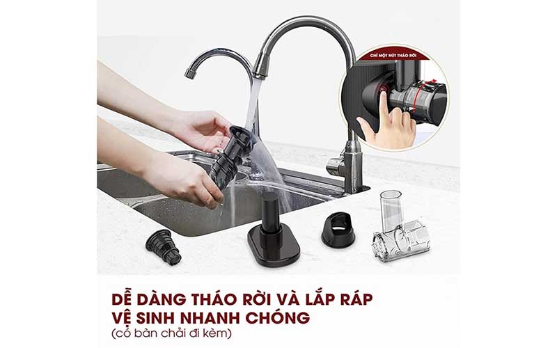 Máy ép chậm trục ngang Foresto Prana - 150W - Hàng chính hãng