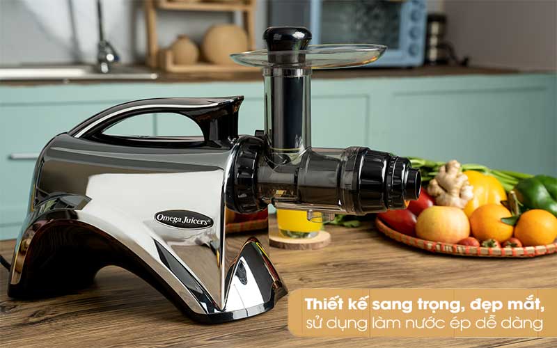 Máy ép chậm trục ngang Omega NC902HDC - Hàng chính hãng