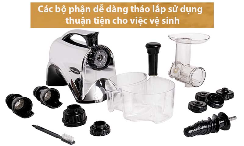 Máy ép chậm trục ngang Omega NC902HDC - Hàng chính hãng